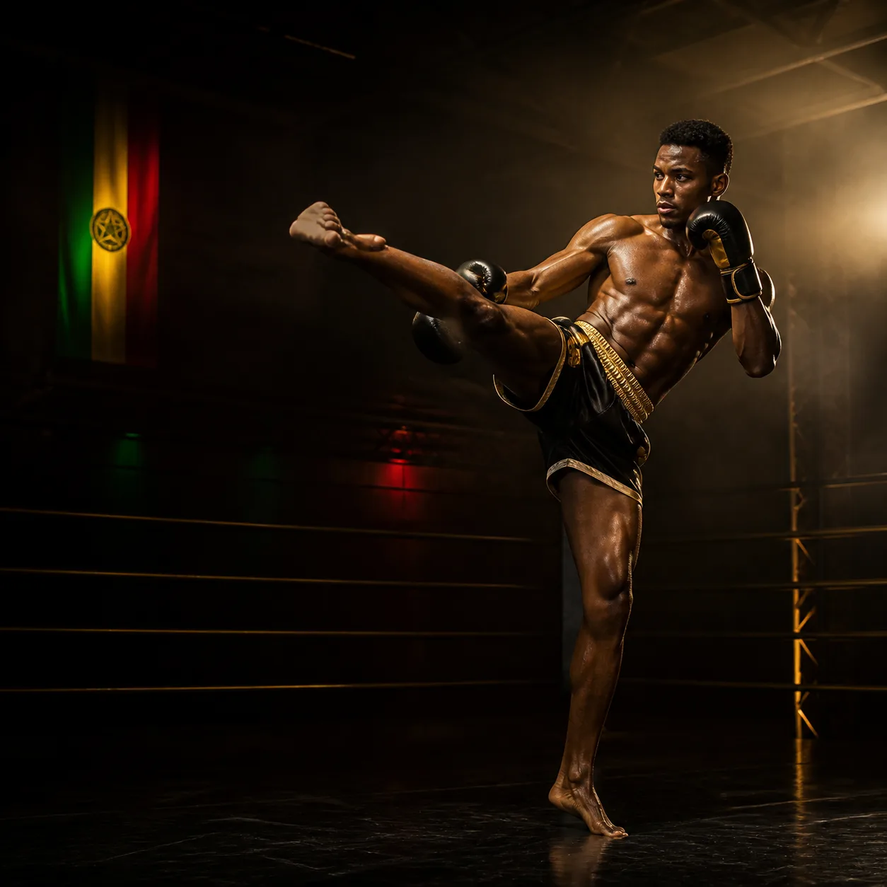 Kickboxing at Ethio Fight Night